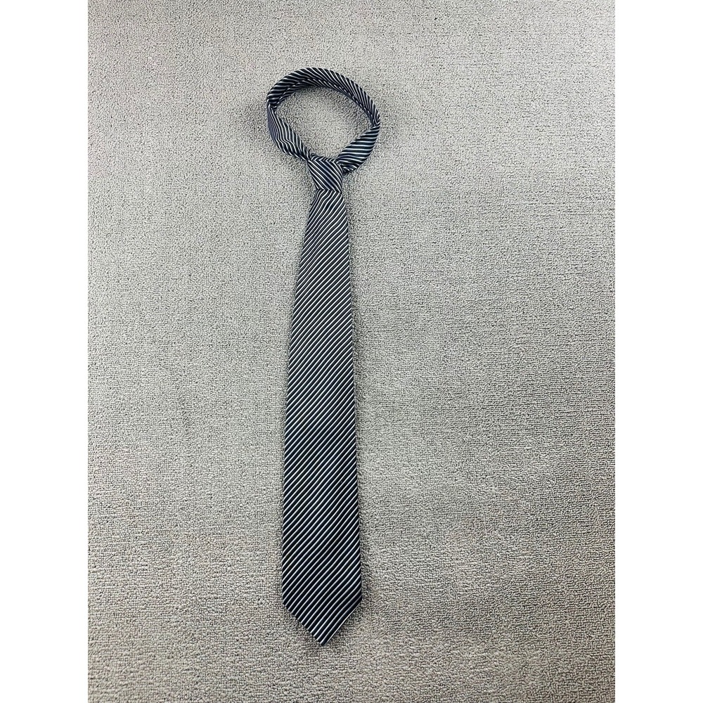 Menagio Classic Designer Tie Men Multi Color Silk Striped Italy Made Business